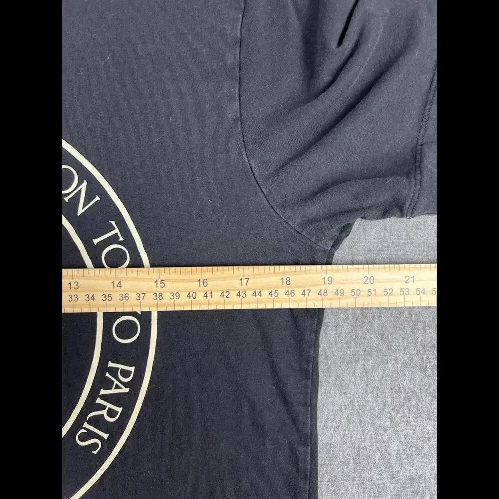 True Religion‎ Mens Onyx Buddha Graphic Print Cotton T Shirt Sz Medium